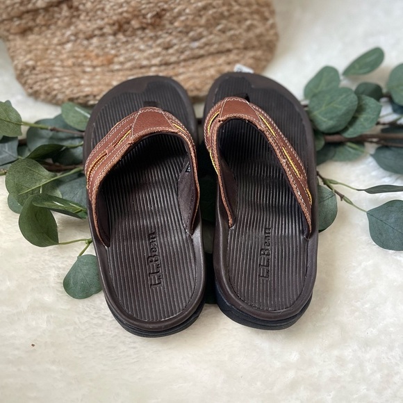 L.L. Bean Brown Flip Flop  Sandals main image 9